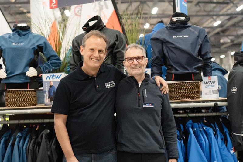 Mark Jardine and Steve Cockerill at the RYA Dinghy & Watersports Show 2026 - photo © Kate Morrison