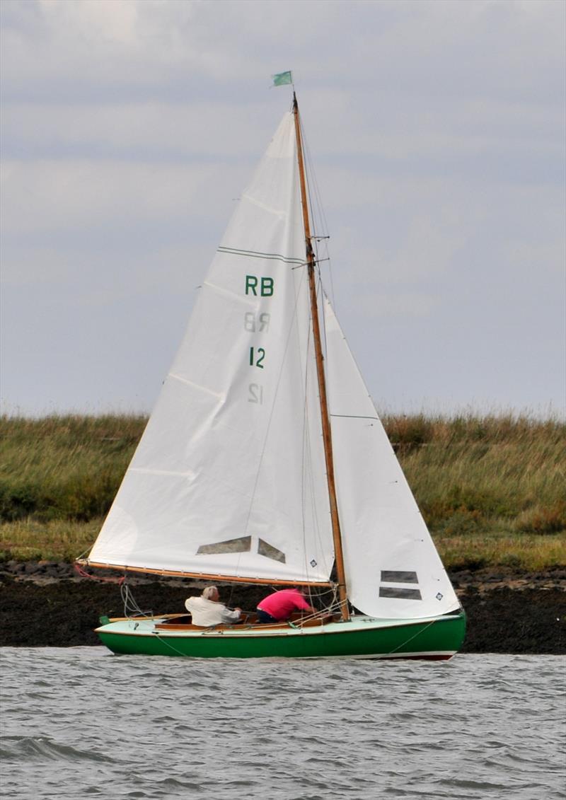 Jade on day 7 of Burnham Week photo copyright Alan Hanna taken at Royal Corinthian Yacht Club and featuring the Royal Burnham One Design class