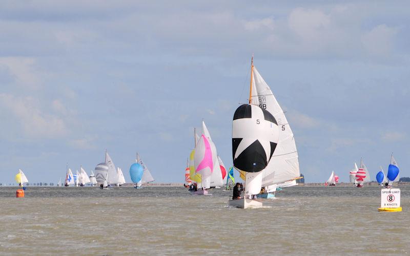 Coming home on Burnham Week 2022 Day 3 photo copyright Alan Hanna taken at Burnham Sailing Club and featuring the Royal Burnham One Design class