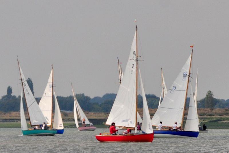 RBOD fleet - Burnham Week 2022 final day photo copyright Alan Hanna taken at Burnham Sailing Club and featuring the Royal Burnham One Design class