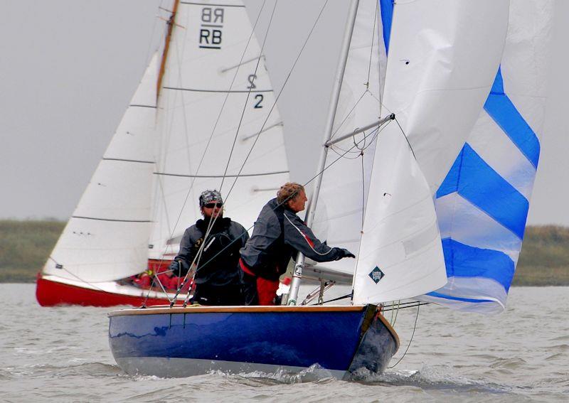 Ian Simons in a RCOD on day 5 of Burnham Week photo copyright Alan Hanna taken at Royal Corinthian Yacht Club, Burnham and featuring the Royal Corinthian One Design class