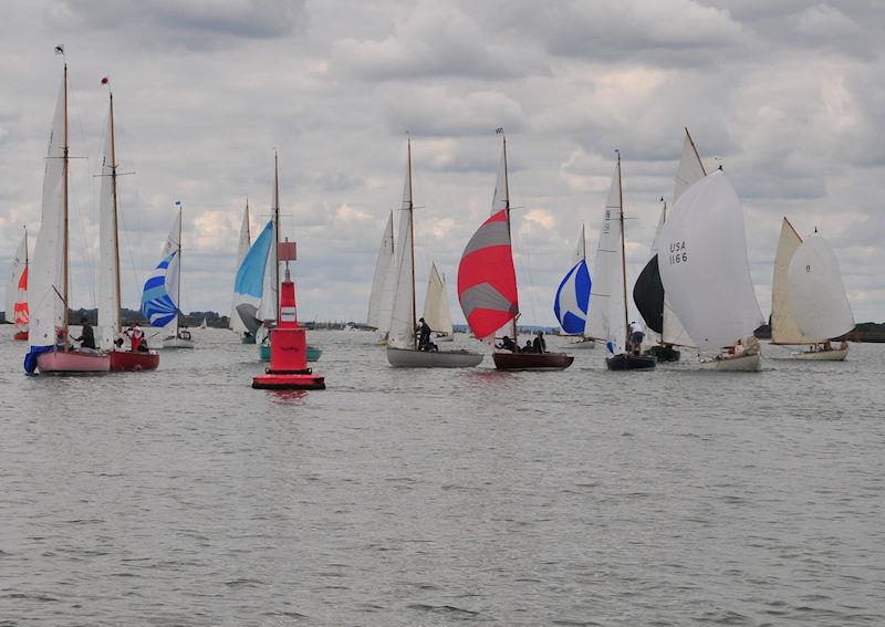 Burnham Week 2023 Day 3 photo copyright Alan Hanna taken at Burnham Sailing Club and featuring the Royal Corinthian One Design class