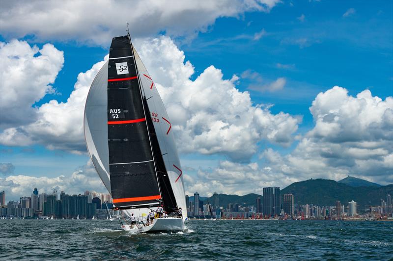 Enjoying the harbour scenery. RHKYC Spring Regatta sponsored by HSBC Expat photo copyright RHKYC / Guy Nowell taken at Royal Hong Kong Yacht Club and featuring the  class