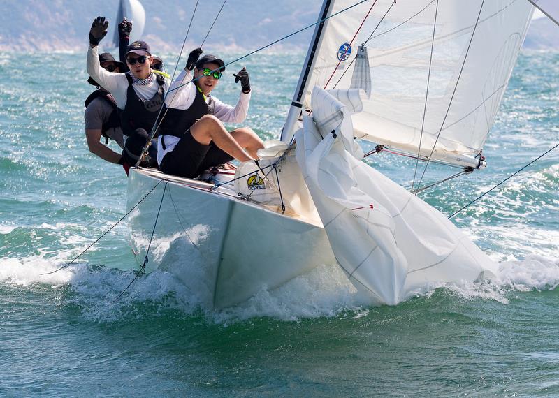 On the edge of control... Sun Hung Kai and Co. Around the Island Race 2021. - photo © RHKYC / Guy Nowell