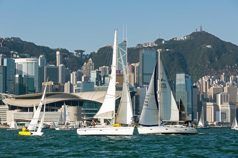 Sun Hung Kai & Co Around the Island Race 2021 photo copyright Guy Nowell / RHKYC taken at Royal Hong Kong Yacht Club and featuring the  class