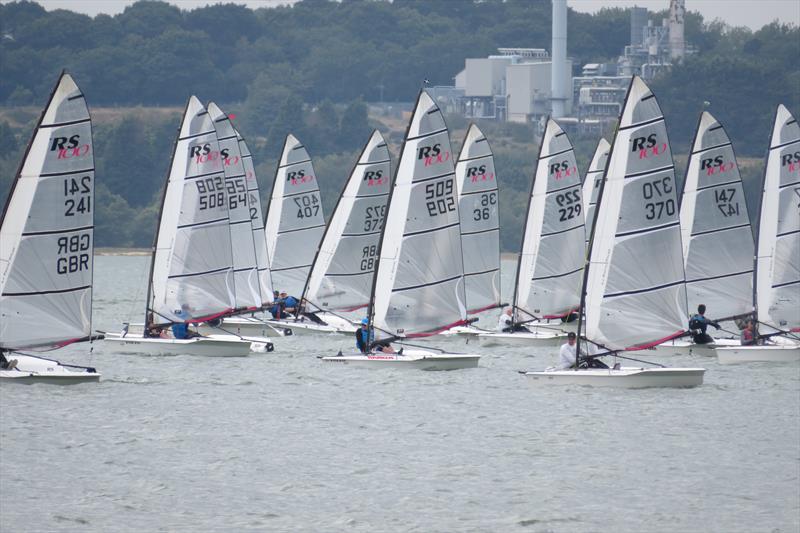 Netley RS100 Open photo copyright Nick Whidbourne taken at Netley Sailing Club and featuring the RS100 class