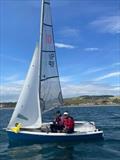 Ditta and Georgia having some downtime between races during the RS200 Scottish Travellers at Aberdeen and Stonehaven Yacht Club © Tony Ray