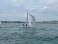 Lindsay and Izzy get their kite set during the RS200 Scottish Travellers at Aberdeen and Stonehaven Yacht Club © Tony Ray