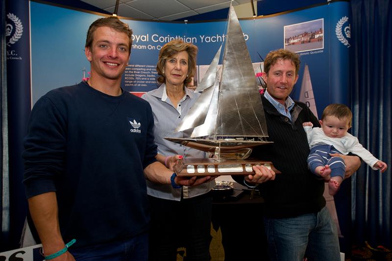 Ben Saxton and Toby Lewis win the Endeavour Trophy photo copyright Graeme Sweeney / www.marineimages.co.uk taken at Royal Corinthian Yacht Club, Burnham and featuring the RS200 class