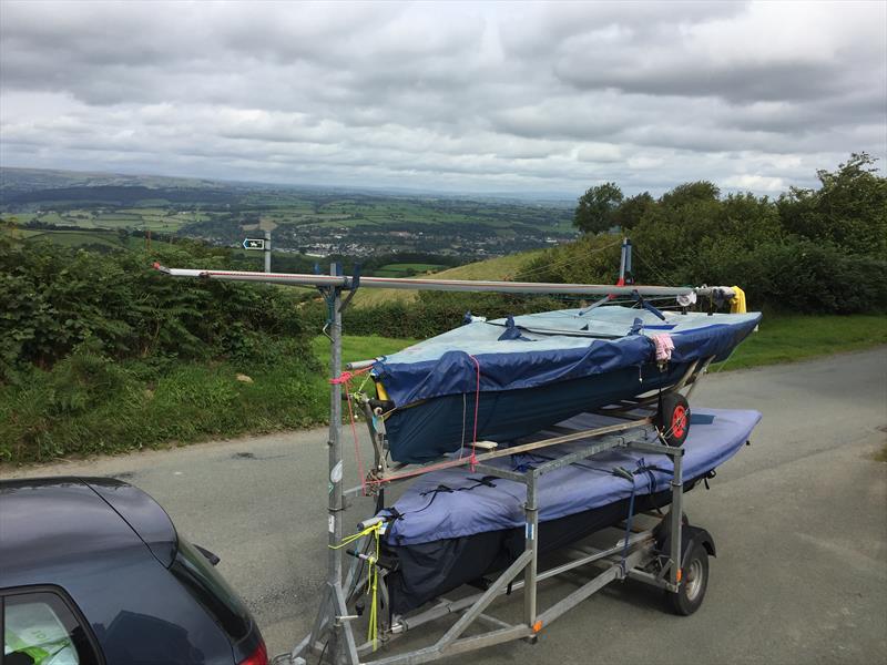 Ross Malloy and James Morson on their way to the RS200 Nationals photo copyright PEYC taken at Port Edgar Yacht Club and featuring the RS200 class