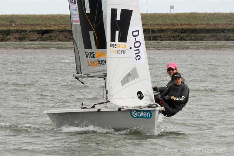 Nick Craig and Holly Scott sailed well but had to settle for second overall at the 2017 Endeavour Trophy photo copyright Roger Mant Photography taken at Royal Corinthian Yacht Club, Burnham and featuring the RS200 class