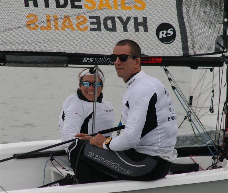 Nick Craig and Emma Clarke finished fourth overall at the 2018 Endeavour Trophy photo copyright Sue Pelling taken at Royal Corinthian Yacht Club, Burnham and featuring the RS200 class
