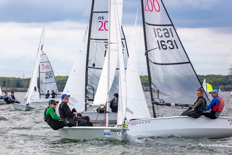 Harken RS200, RS400 and RS800 Inlands at Grafham water photo copyright Tim Olin / www.olinphoto.co.uk taken at Grafham Water Sailing Club and featuring the RS200 class