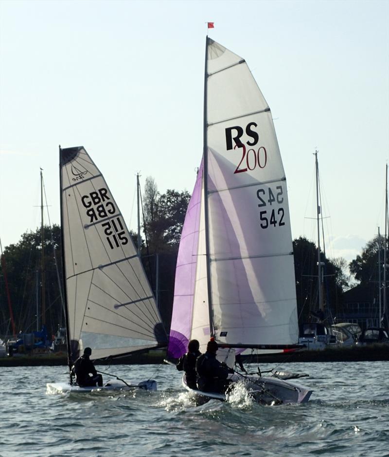 Chichester Yacht Club Frozen Toe Series Day 1 photo copyright Isabella Mapstone taken at Chichester Yacht Club and featuring the RS200 class