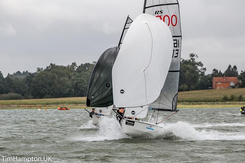 Cadet and U21 RS200 Open Weekend at Waldringfield photo copyright Tim Hampton / www.timhampton.uk taken at Waldringfield Sailing Club and featuring the RS200 class