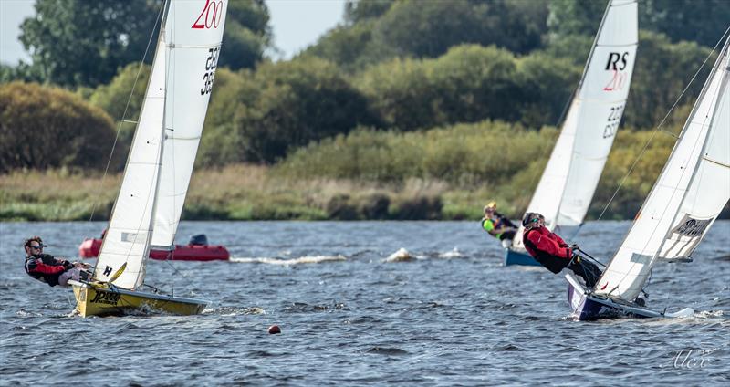 Breeze on with Scott McWhirter/Greg Southall and Charlie Nunn/David Williams during the RS200 Scottish Championship photo copyright Alex Workman taken at Castle Semple Sailing Club and featuring the RS200 class