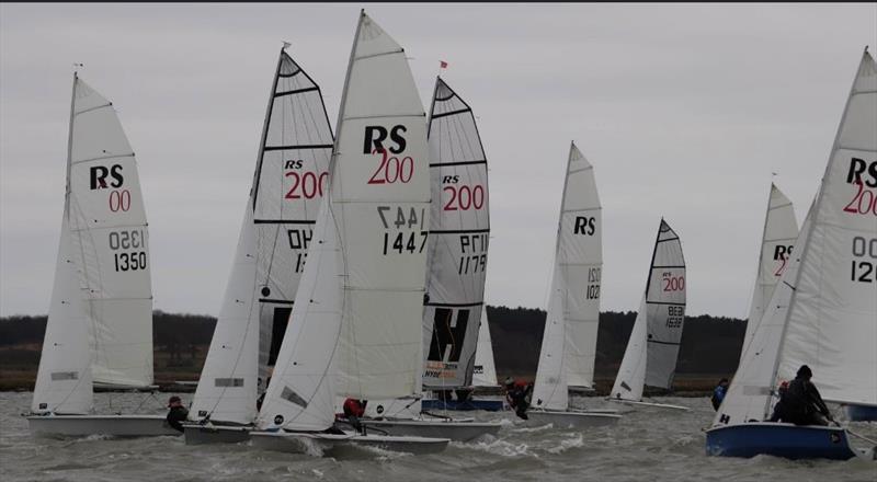 RS200s at the Waldringfield Easter Egg photo copyright Alexis Smith taken at Waldringfield Sailing Club and featuring the RS200 class