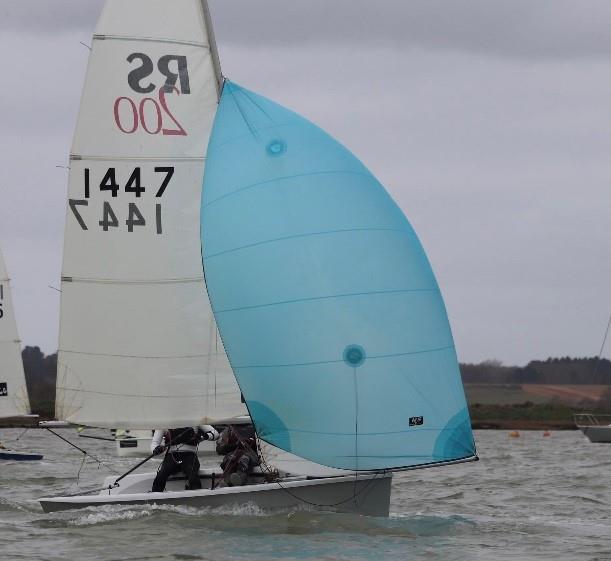 RS200s at the Waldringfield Easter Egg photo copyright Alexis Smith taken at Waldringfield Sailing Club and featuring the RS200 class