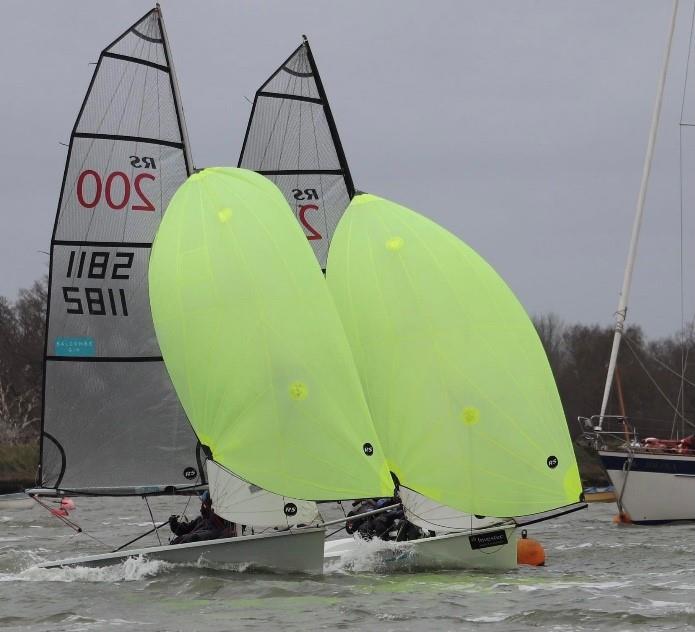 RS200s at the Waldringfield Easter Egg photo copyright Alexis Smith taken at Waldringfield Sailing Club and featuring the RS200 class