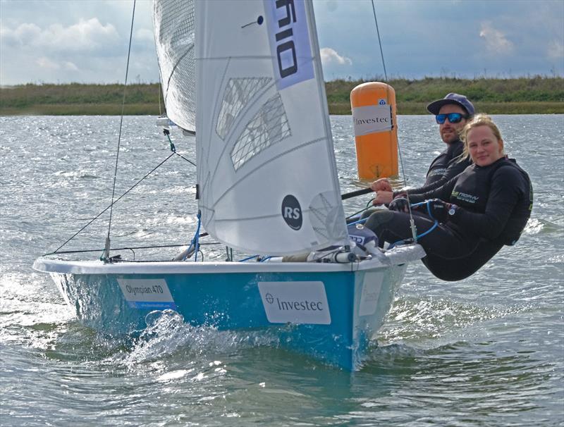 Luke Patience and Mary Henderson Olympian 470 representatives on their way to an overall win at the 60th Endeavour Trophy - photo © Roger Mant