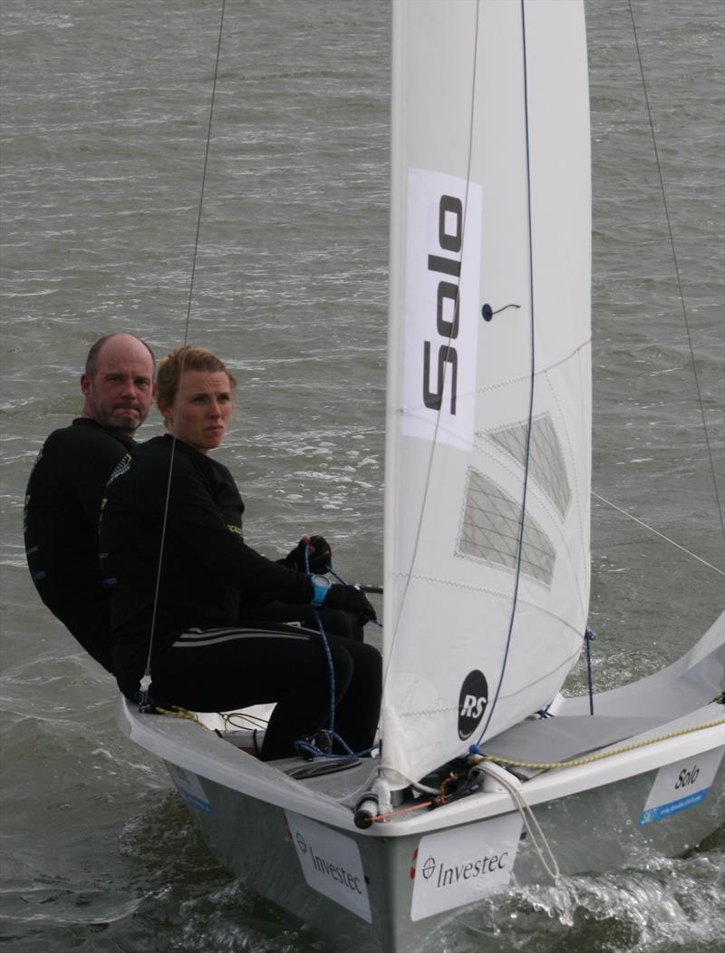 Andy Davis and Pippa Kilsby (Solo) finished in 5th place overall at the 60th Endeavour Trophy photo copyright Sue Pelling taken at Royal Corinthian Yacht Club, Burnham and featuring the RS200 class