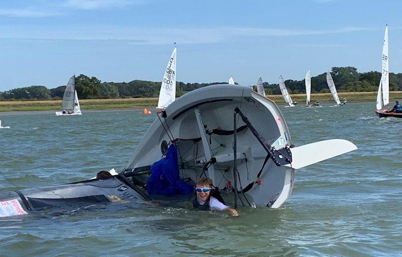 RS200 fleet in Waldringfield Cadet Week 2019 - photo © Neil Collingridge