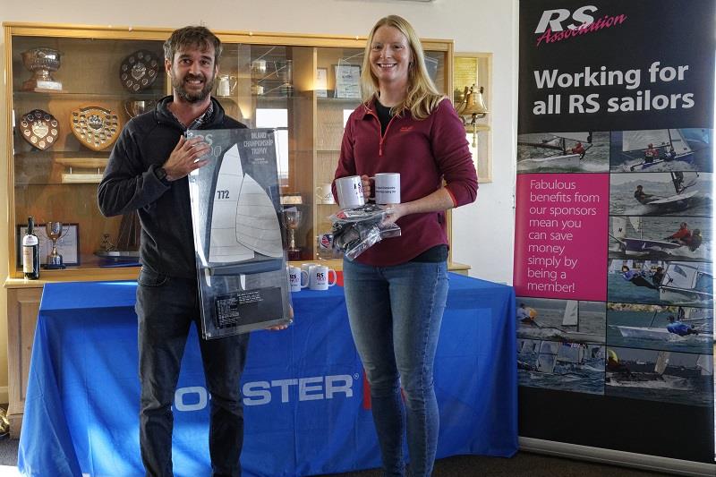 Winner Ian and Chloe - RS200 2021 Inland Championships photo copyright Paul Sanwell, OP Photography taken at Grafham Water Sailing Club and featuring the RS200 class