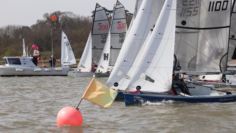 RS200s at the Waldringfield Easter Egg 2022 photo copyright Alexis Smith taken at Waldringfield Sailing Club and featuring the RS200 class