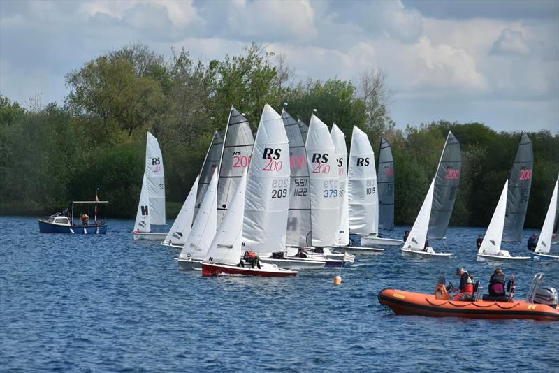 RS200 SW Ugly Tour 2022 Round 2 at South Cerney photo copyright Dave Fewiings taken at South Cerney Sailing Club and featuring the RS200 class