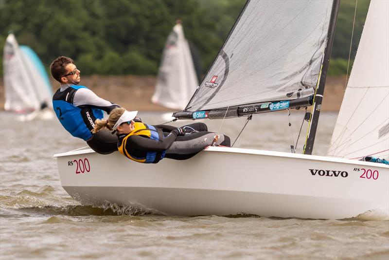 SEAS RS200 Open at Weir Wood photo copyright Vince White taken at Weir Wood Sailing Club and featuring the RS200 class