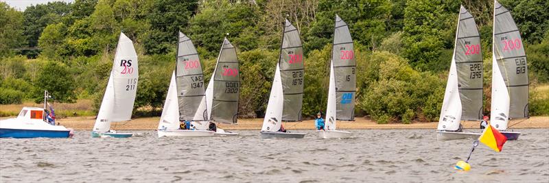 SEAS RS200 Open at Weir Wood photo copyright Vince White taken at Weir Wood Sailing Club and featuring the RS200 class