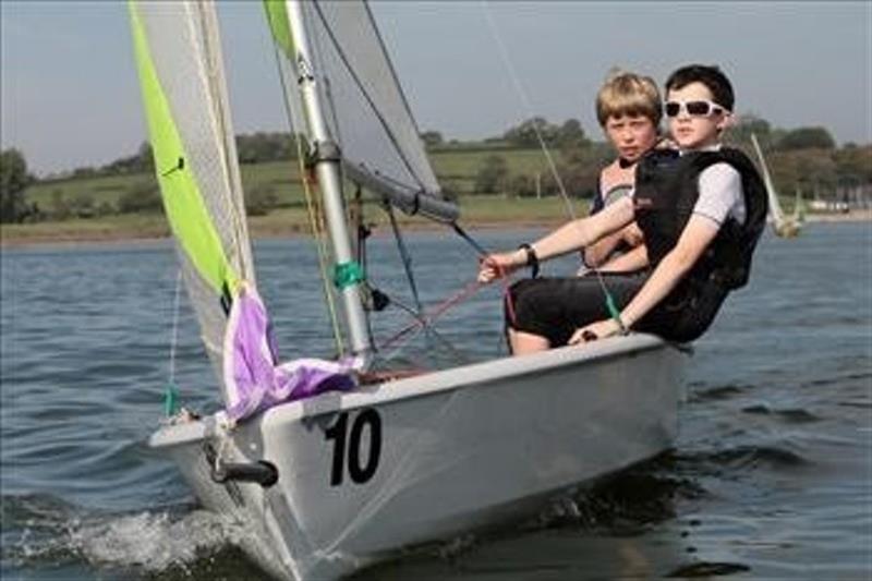 Arran Holman and Haydn Sewell photo copyright Sally Campbell taken at Hayling Island Sailing Club and featuring the RS200 class