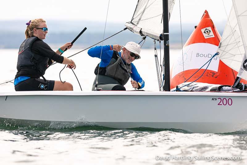 Bournemouth Digital Poole Week 2022 day 6 photo copyright David Harding / www.sailingscenes.com taken at Parkstone Yacht Club and featuring the RS200 class