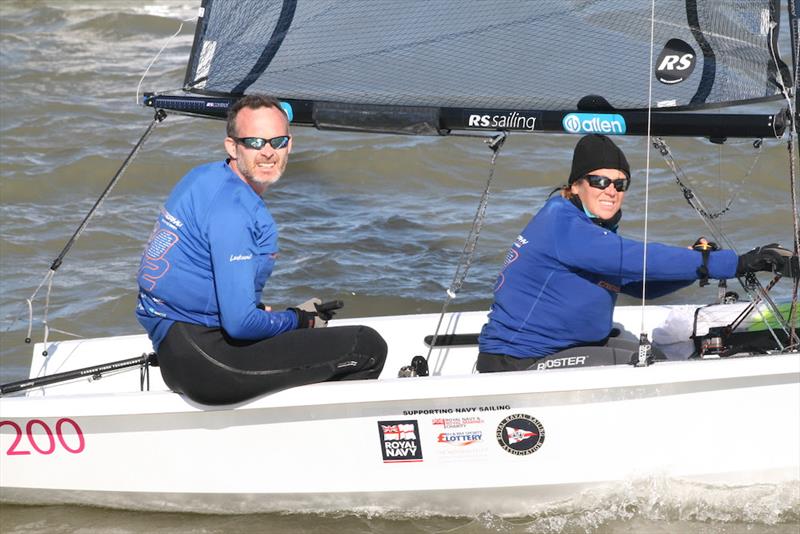 GP14 representatives, Ian Dobson and Emma Hivey sailed a consistent series to finish third overall in the 61st Endeavour Trophy - photo © Sue Pelling