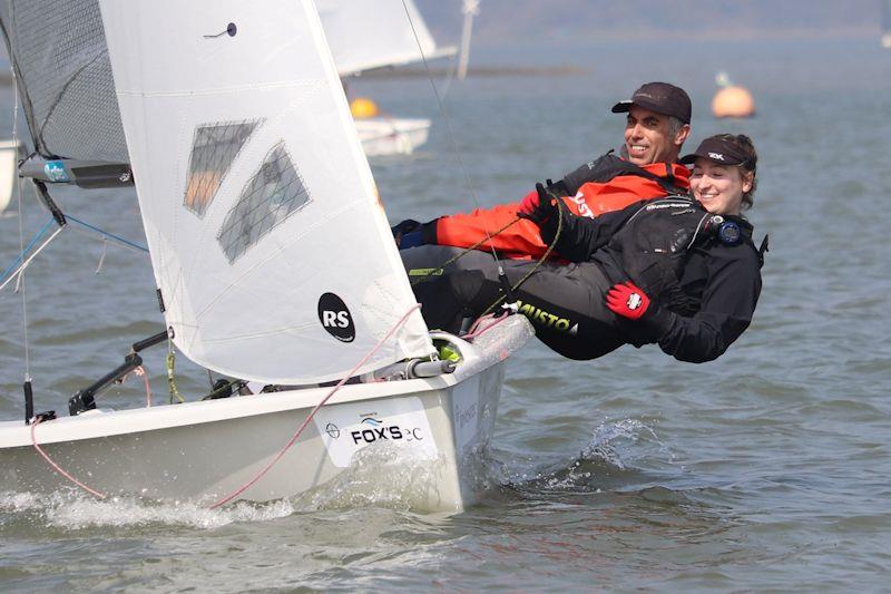 Alan Krailing and Libbie Bush at the RS200 Sailing Chandlery EaSEA Tour at Waldringfield - photo © Alexis Smith