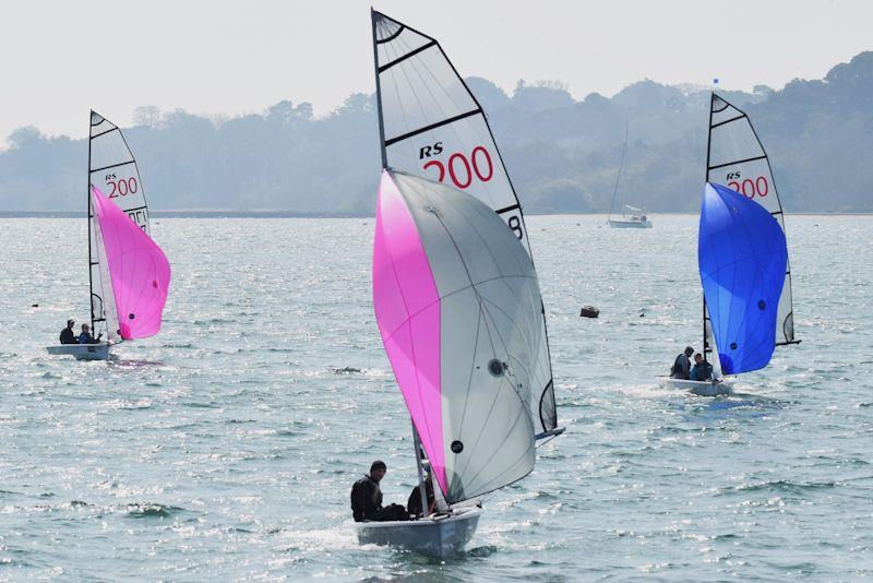 Easter Regatta at Parkstone photo copyright David Law taken at Parkstone Yacht Club and featuring the RS200 class