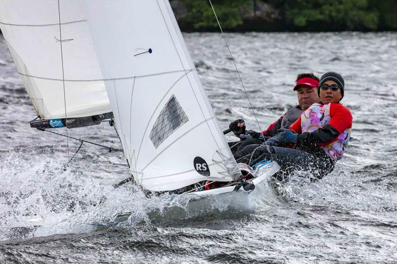 RS200s during the Lord Birkett 2023 photo copyright Tim Olin / www.olinphoto.co.uk taken at Ullswater Yacht Club and featuring the RS200 class