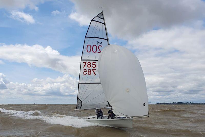 Andrew Wishart and crew in the Sailing Chandlery RS200 EaSEA Championships at Felixstowe Ferry Sailing Club - photo © Paul Williams
