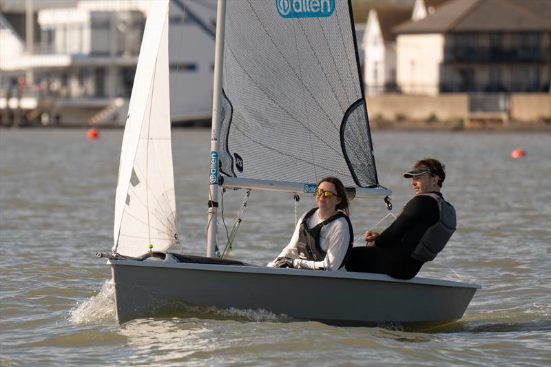 Ben Harden and Lucy Ellery, Burnham Sailing Club, won the Dinghy Easter Regatta at Royal Corinthian Yacht Club photo copyright Petru Balau Sports Photography / sports.hub47.com taken at Royal Corinthian Yacht Club, Burnham and featuring the RS200 class