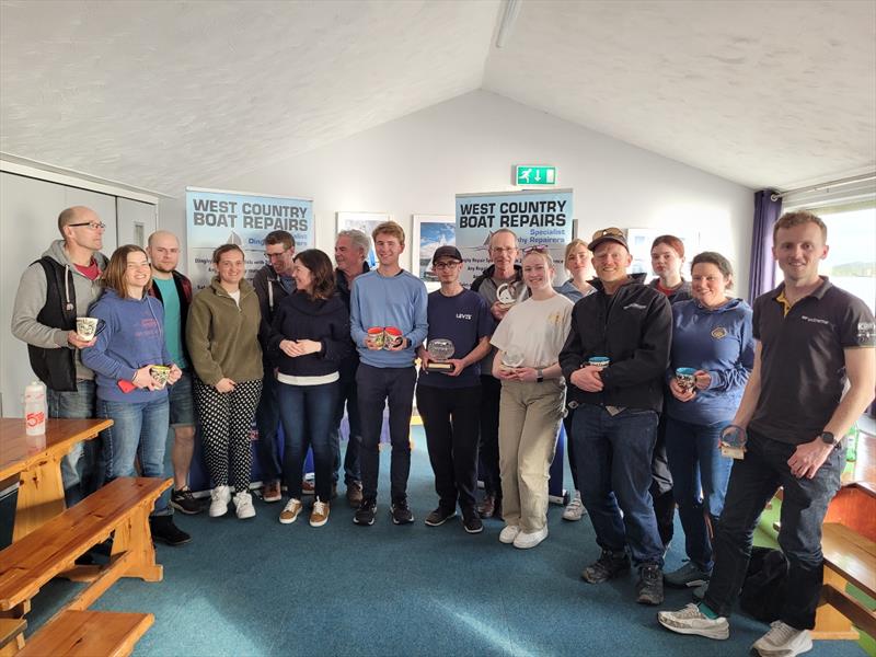All SWUT overall winners - West Country Boat Repairs RS200 SW Ugly Tour photo copyright RS Class Association taken at Bristol Corinthian Yacht Club and featuring the RS200 class