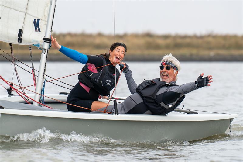 Jo Tribe and Marcus Collingbourne - Sailing Chandlery RS200 EaSEA Tour at Royal Corinthian YC, Burnham photo copyright Petru Balau Sports Photography / sports.hub47.com taken at Royal Corinthian Yacht Club and featuring the RS200 class