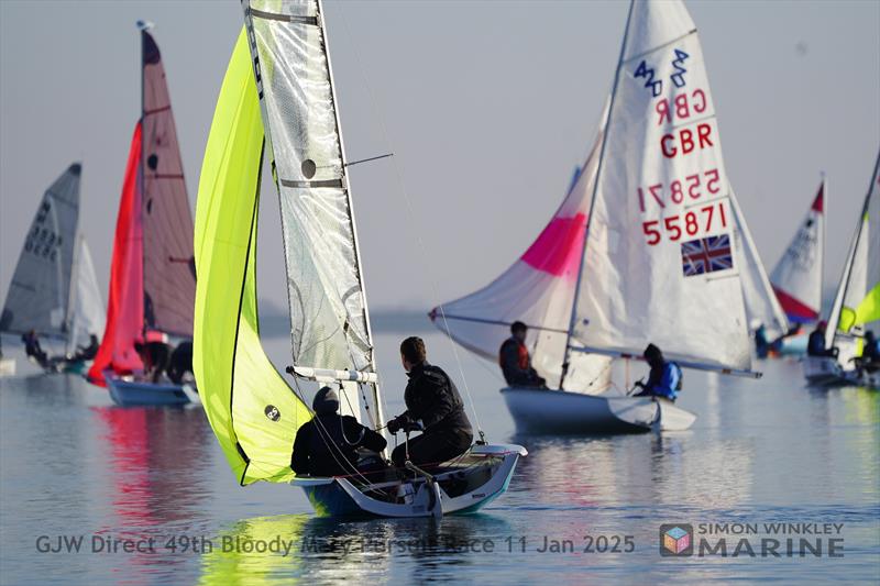 GJW Direct Bloody Mary 2025 photo copyright Simon Winkley Marine taken at Queen Mary Sailing Club and featuring the RS200 class