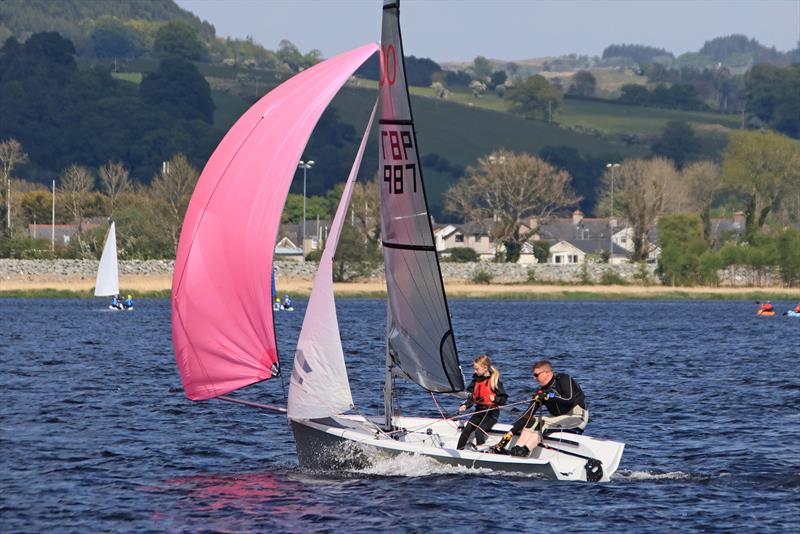 Asymmetric open meeting at Bala photo copyright John Hunter taken at Bala Sailing Club and featuring the RS200 class