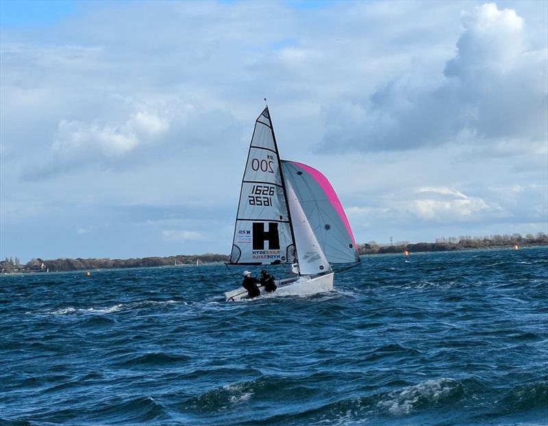 RS200 Sandy Shell at HISC photo copyright Debbie Jarvis taken at Hayling Island Sailing Club and featuring the RS200 class