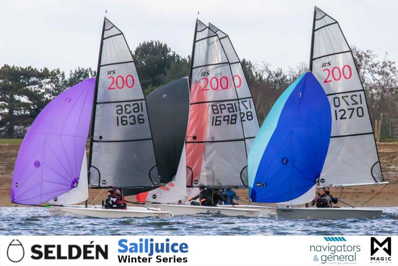 GJW Direct 50th Bloody Mary photo copyright Tim Olin / www.olinphoto.co.uk taken at Queen Mary Sailing Club and featuring the RS200 class