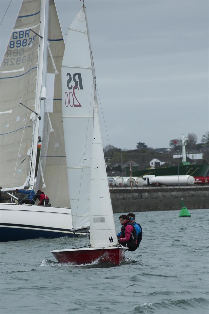 Crawford Pursuit Race at Plym Yacht Club photo copyright Emily Borner taken at Plym Yacht Club and featuring the RS200 class