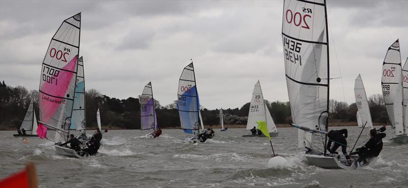 RS200s at the Waldringfield Easter Egg photo copyright Alexis Smith  taken at Waldringfield Sailing Club and featuring the RS200 class