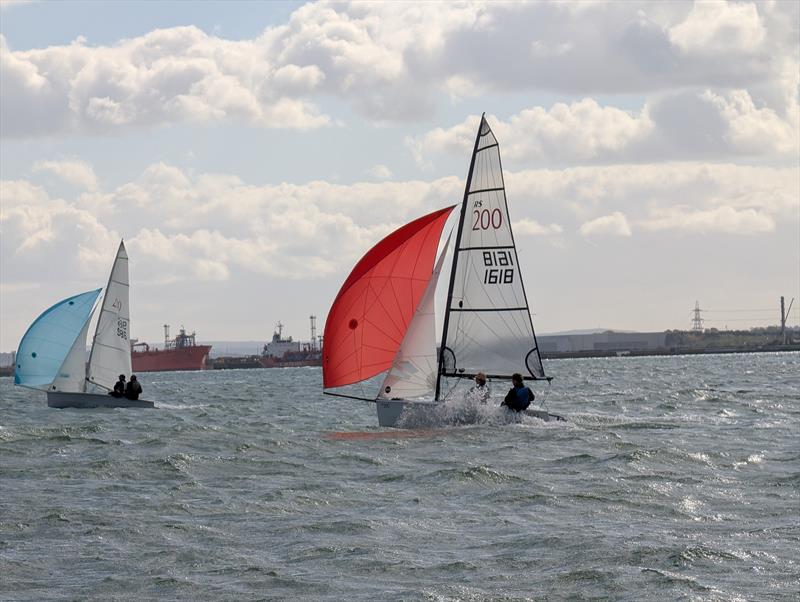 Overall Winners Henry Ross and Charlie Hunt during the 2026 Netley SC RS200 Club Championship photo copyright Terry Hunt taken at Netley Sailing Club and featuring the RS200 class