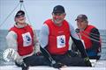Members of one of the Mornington Yacht Club teams Sophie Jackson, David Eickmeyer and Chris Jackson - SCL Southern Qualifier © Harry Fisher