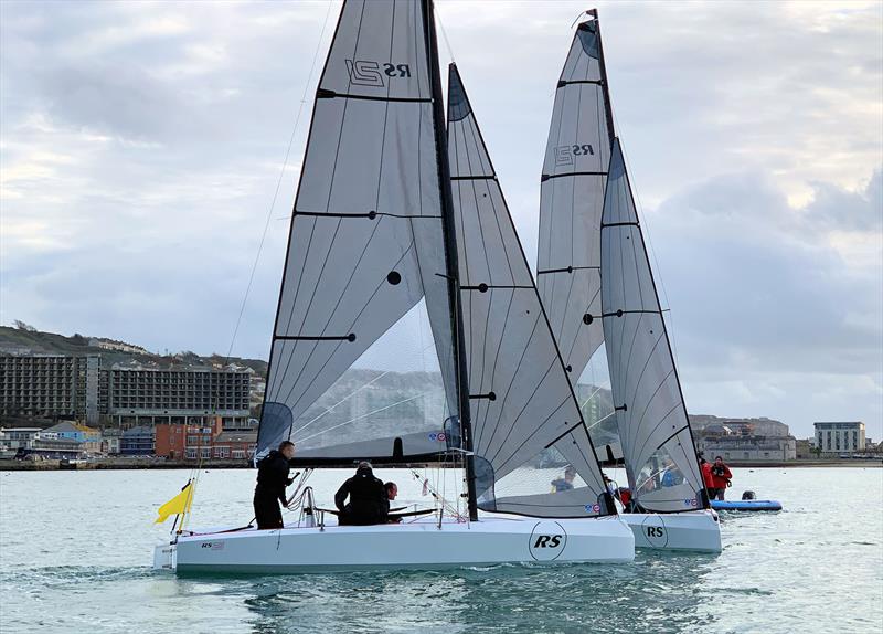 Youth vs Experience Challenge! photo copyright RYA taken at Weymouth & Portland Sailing Academy and featuring the RS21 class